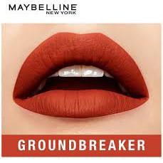 Maybelline Superstay Matte Ink City Edition Liquid Lipstick Makeup Groundbreaker 117