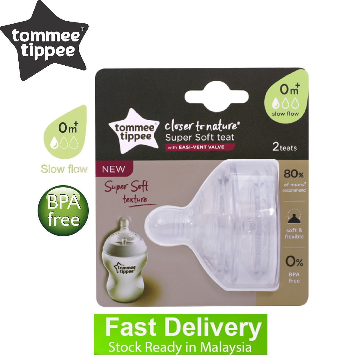 tommee tippee extra slow flow teats