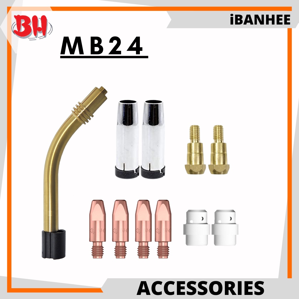 [iBANHEE] CO2 MIG TORCH MB24 Gas Nozzle / Tip Holder / Contact tip