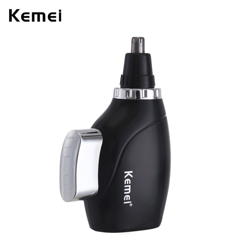 Kemei Manual Nose Ear Trimmer Safety Face Care Nose Hair Trimmer for Men Hair Removal Washable