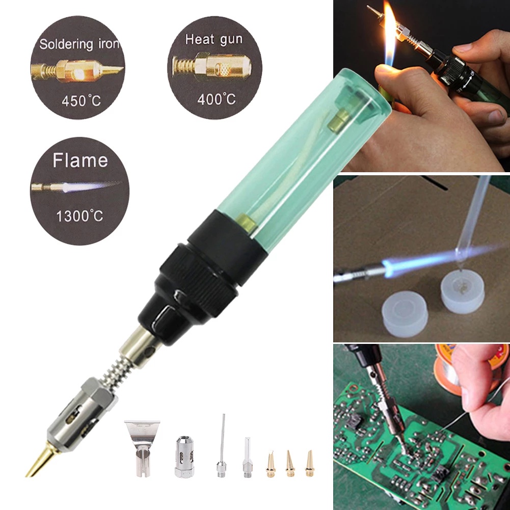 MKR 3in1 4in1 Gas Blow Torch Soldering Solder Iron Gun Butane Cordless Welding Pen Burner 8ml 瓦斯烙铁 焊接