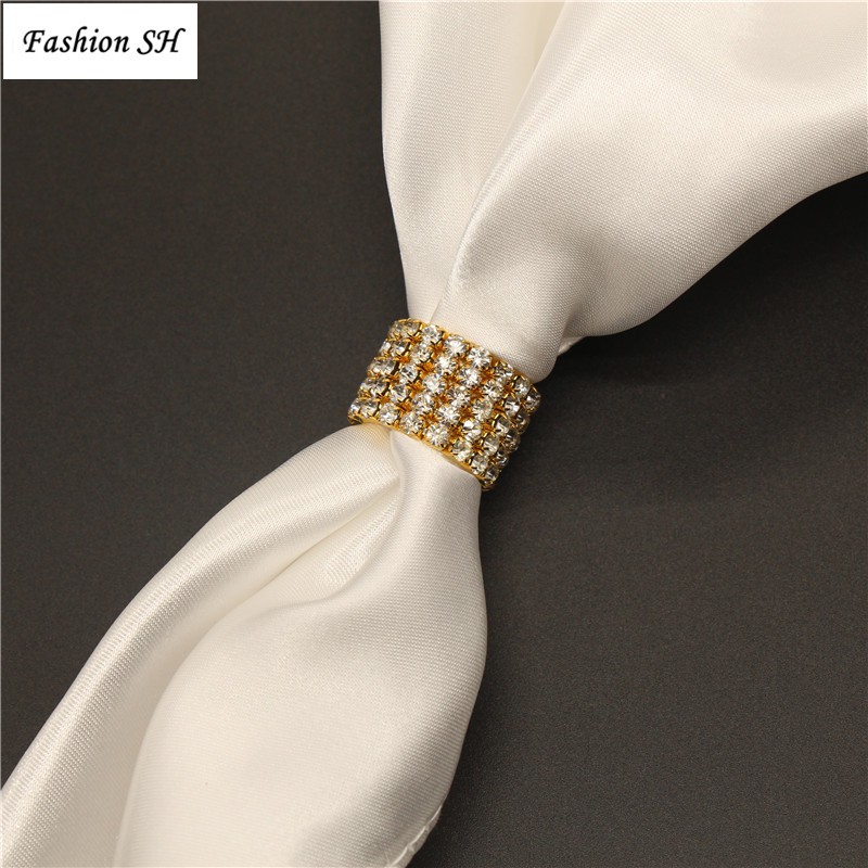 Scarf Buckle Ring Alloy Crystal Women High-grade Cross Fashion Scarf Ring Holder Clip M40167