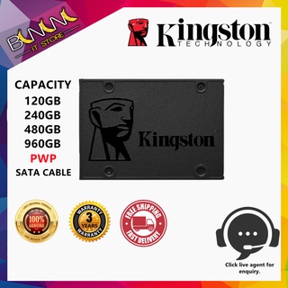 [Ready Stock] Kingston A400 2.5 SATA SSD (120GB/240GB/480GB), SU650 SU630 AS340 AS350 A55 BX500 SSD PLUS