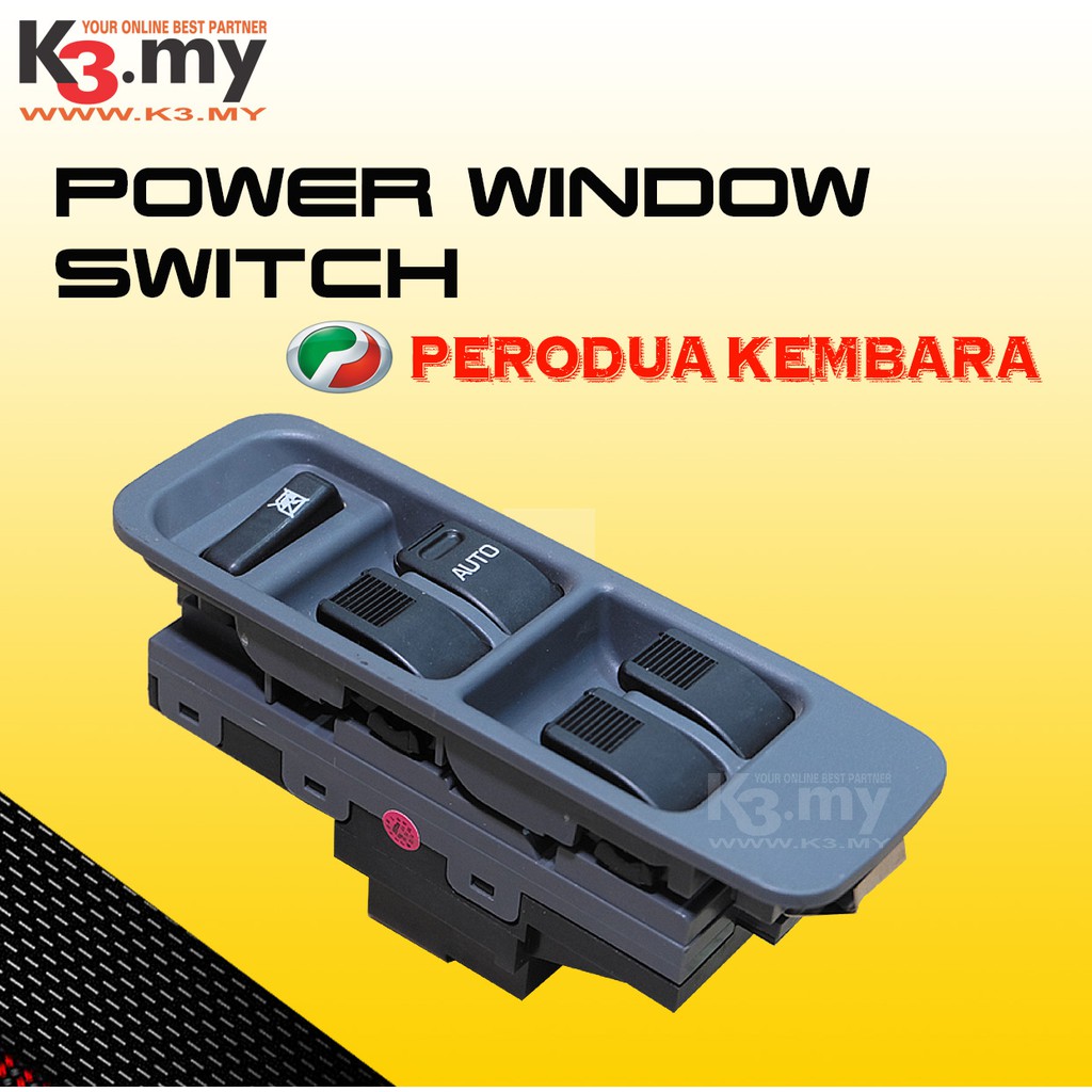 Perodua Kelisa Kembara Kenari Front Power Window Switch 