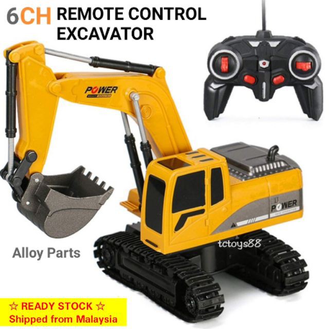 rc excavator toy