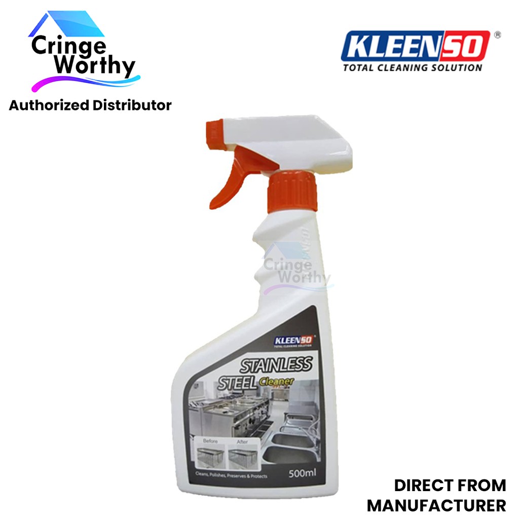 KLEENSO Stainless Steel Cleaner Liquid 500ml Shopee Malaysia