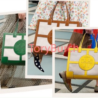 tory burch ella canvas tote sale