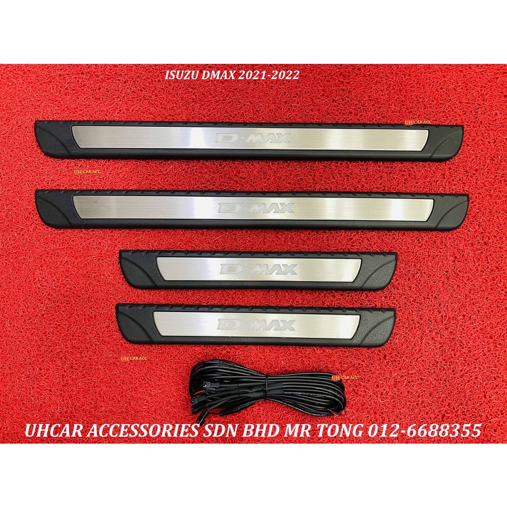 ISUZU DMAX 2021 2022 2023 OEM LED SIDE DOOR STEP SILL PLATE Shopee