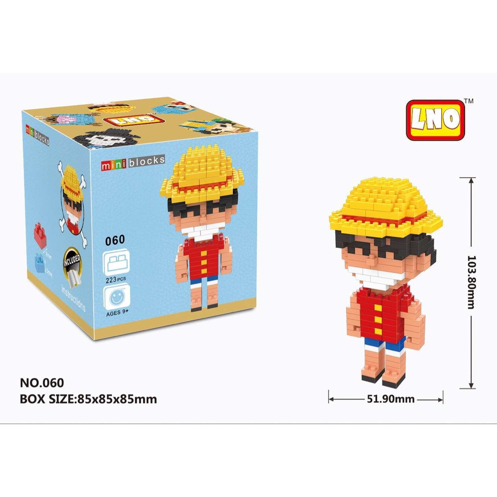 LNO-Diamond Building Blocks/Miniature Blocks One Piece Ruff 060