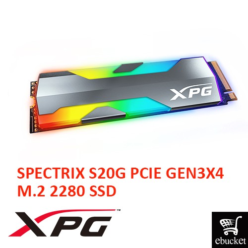 Adata Ssd M 2 2280 Pcie Nvme Rgb Spectrix Sg Rgb Xpg Gaming 500gb 1tb Shopee Malaysia