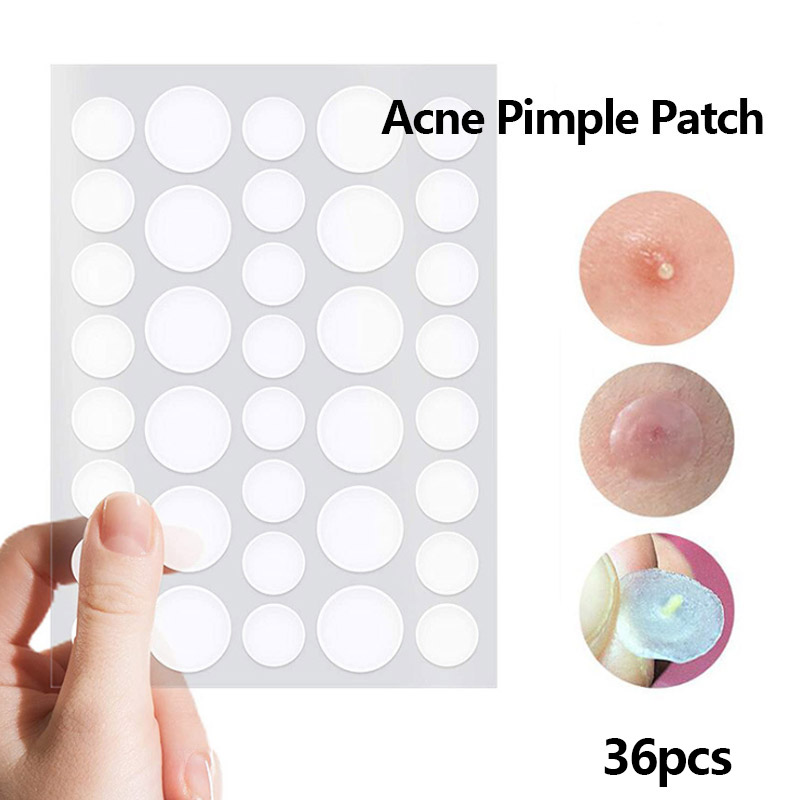 36Pcs BHA Acne Pimple Patch Salicylic Acid Acne Treatment Stickers