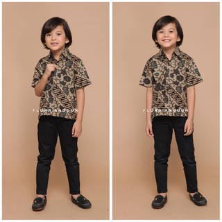  BAJU  KEMEJA BATIK  BUDAK LELAKI  1  4 10 TAHUN Shopee  