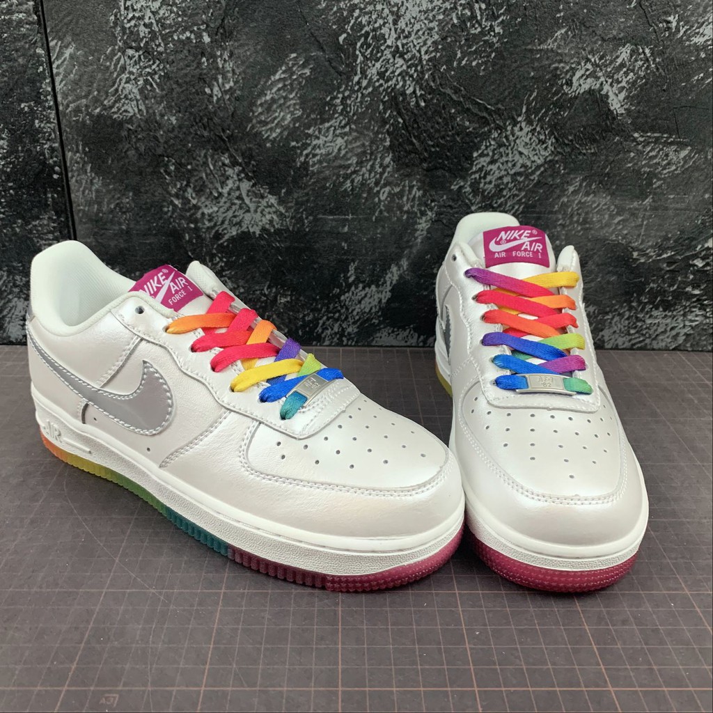 custom rainbow air force 1