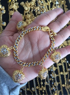 Gelang love gantung emas korea & bangkok | Shopee Malaysia