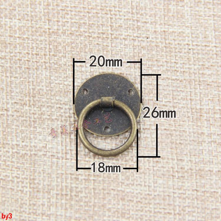 Wr 10pcs Mini Small Pull Handle Iron Pull Handle Jewelry Box