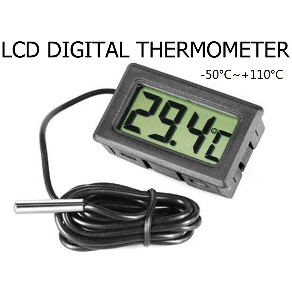 Wildlead mini display LCD termometro digitale con sonda Fish Tank frigorifero Temperatura