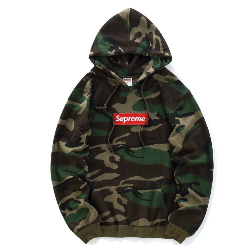 supreme camouflage hoodie