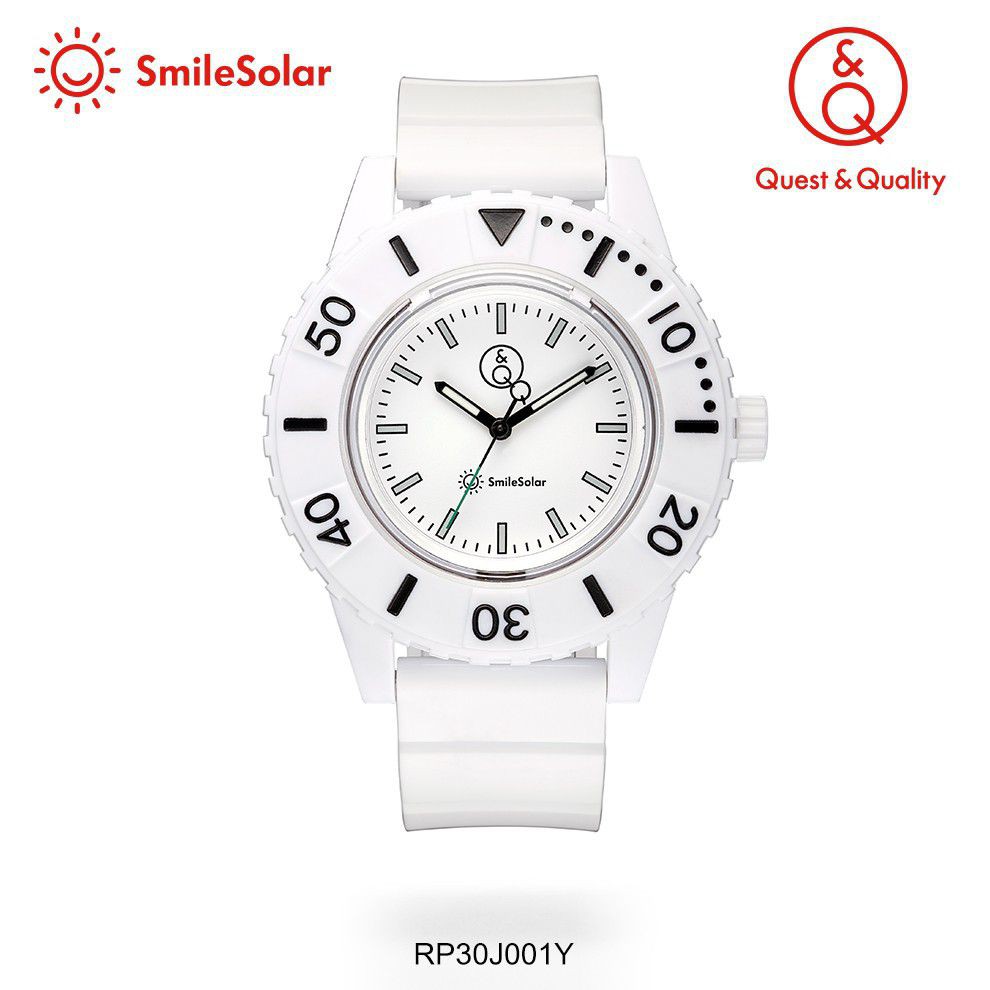 Q Q Smilesolar Japan By Citizen Rp30 bar Series 003 Unisex Resin Solar Powered Watch Shopee Malaysia