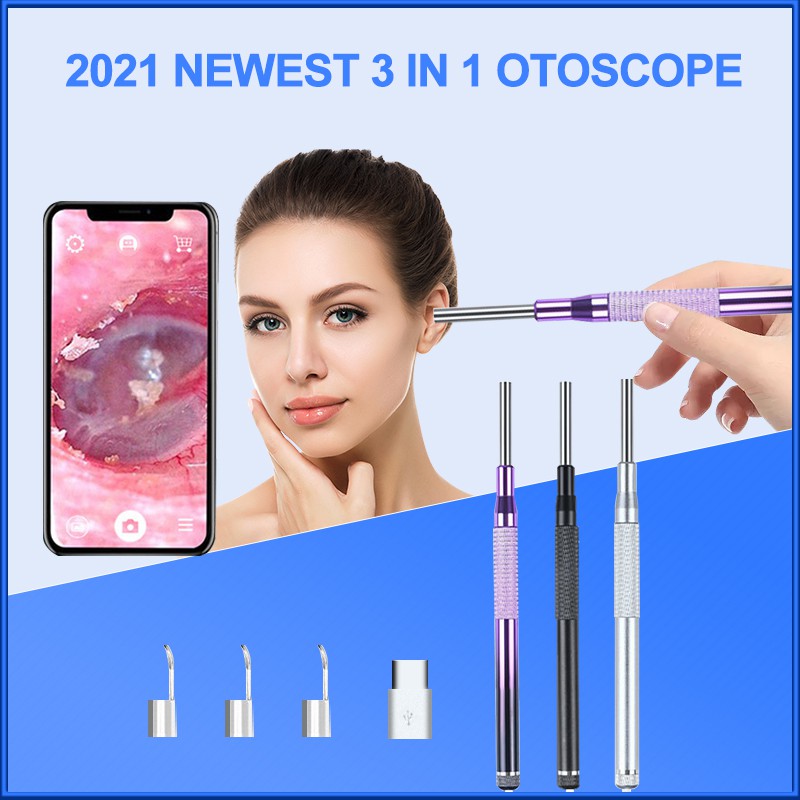 Smart Visual Ear Cleaning Endoscope Camera Otoscopio Digital Medical