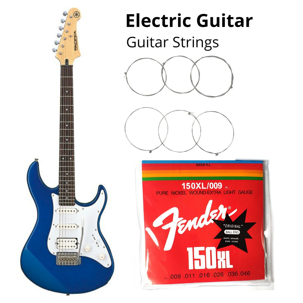 Fender Electric guitar string Tali gitar letrik akustik 150xl009 acoustic compatible for Gibson