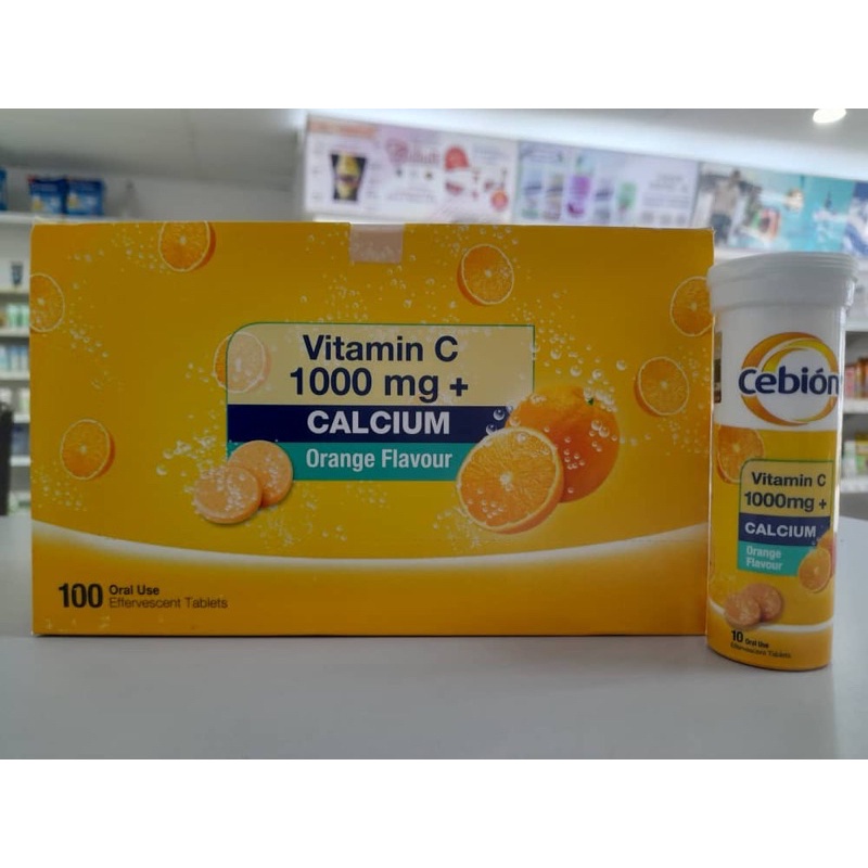 Cebion Vitamin C Mg Calcium Tubes X Shopee Malaysia