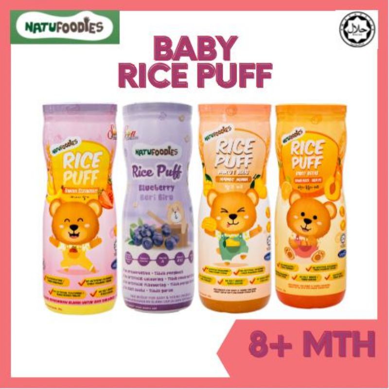 Natufoodies Baby Rice Puff Shopee Malaysia