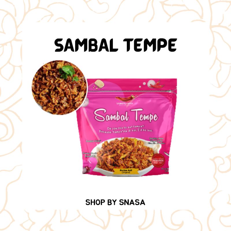 Sambal Tempe By Sambaleena 150g Shopee Malaysia