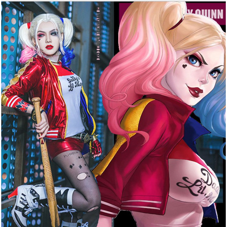 X Task Force Suicide Squad Harley Quinn Cosplay Costume Women Girls Joker  Anime | Shopee Malaysia