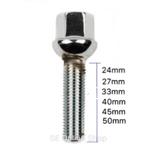 Volkswagen Wheel Bolt Nut M14X1.5Nut Shopee Malaysia