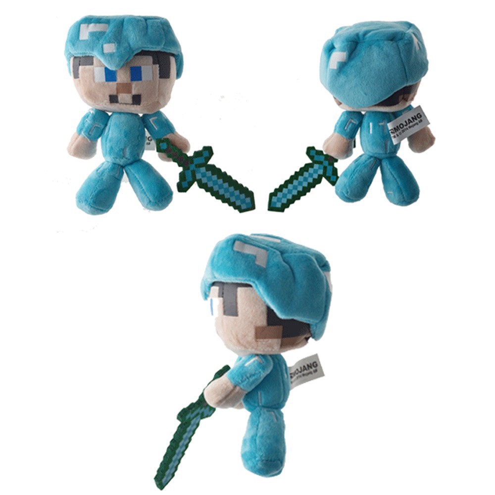 minecraft steve plush toy