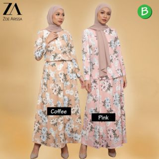 RAYA Shopping Exclusive Zoe  Arissa  x GKR Baju  Kurung  