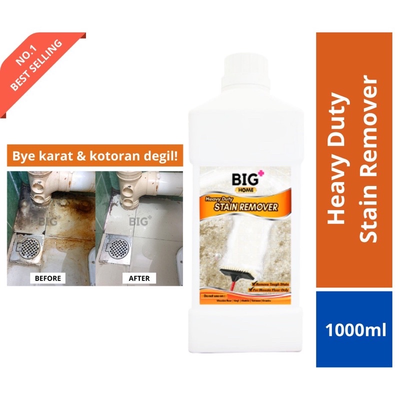 BIG+ Heavy Duty Stain Remover Toilet Floor Cleaner Liquid Bathroom