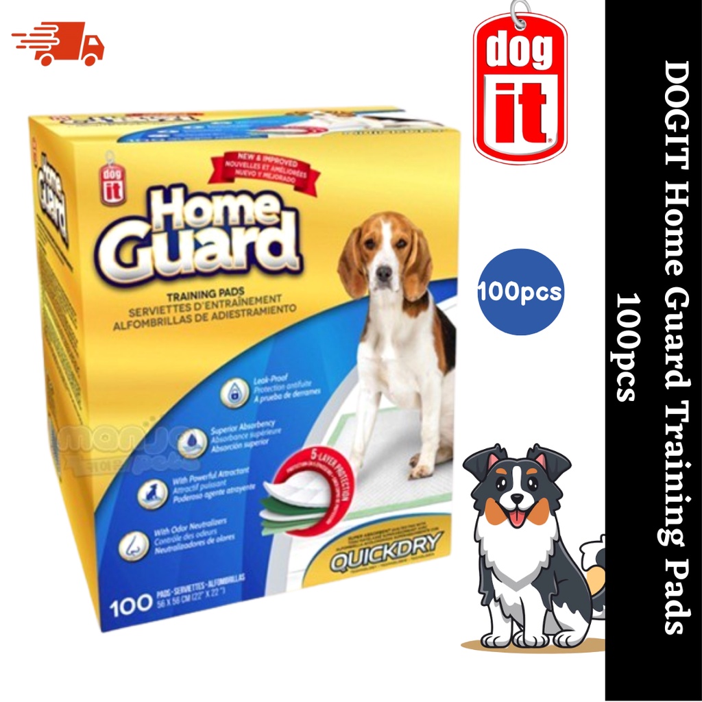 DOGIT HOME GUARD Training Pads/Dog Pads 100pcs Shopee Malaysia