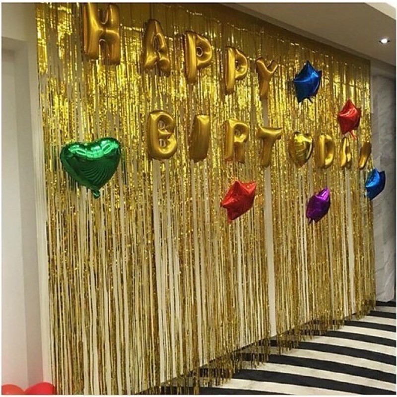 Glitter curtains 1mx3m with backdrops for birthday decorations