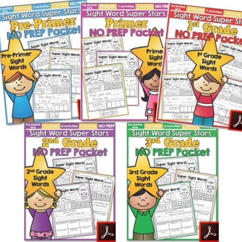 pdf printable softcopysight word super starlearning englishkids