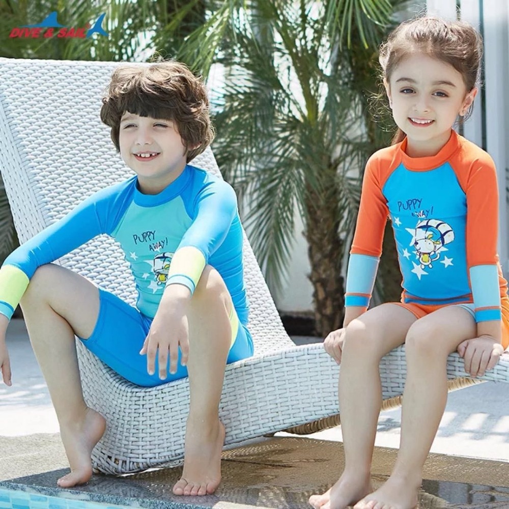 kids long sleeve bathers