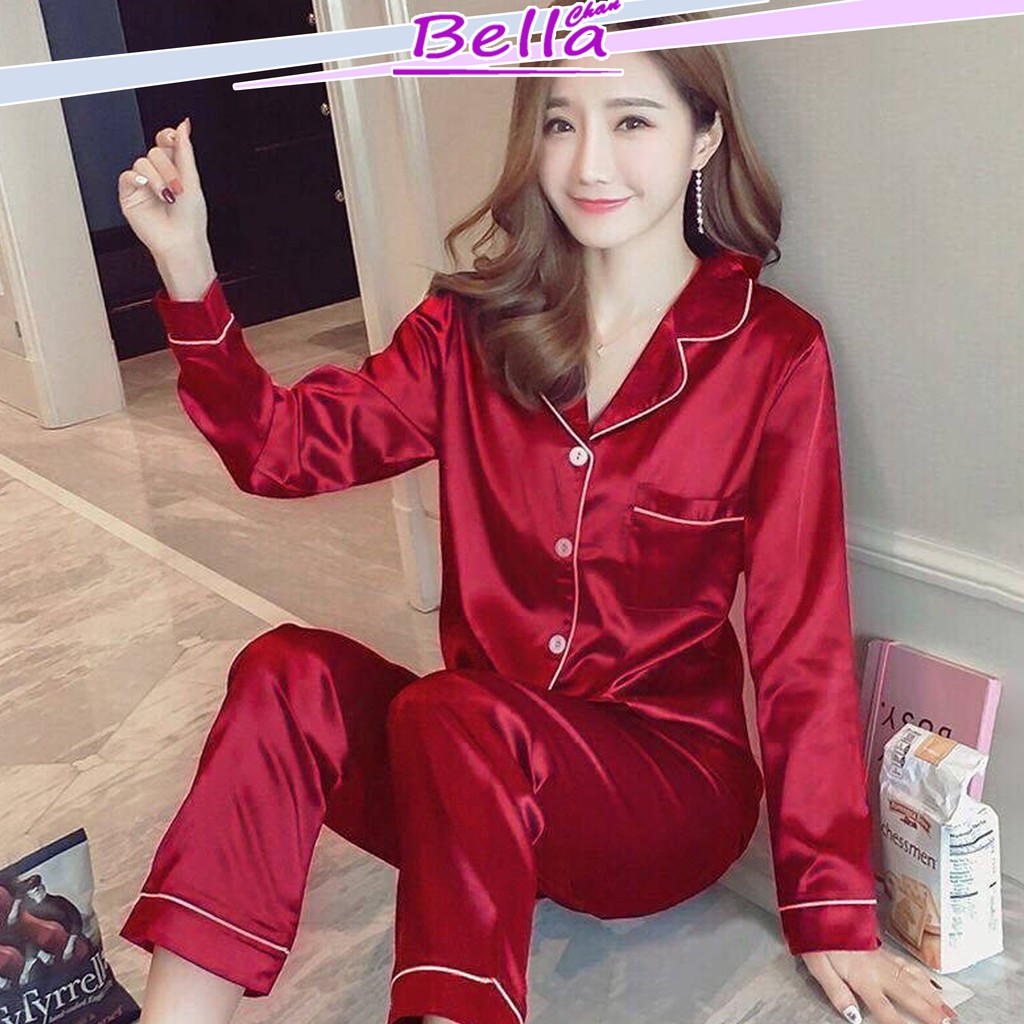 PANDORA Baju tidur wanita Sexy perempuan satin silk pyjamas pajamas ...