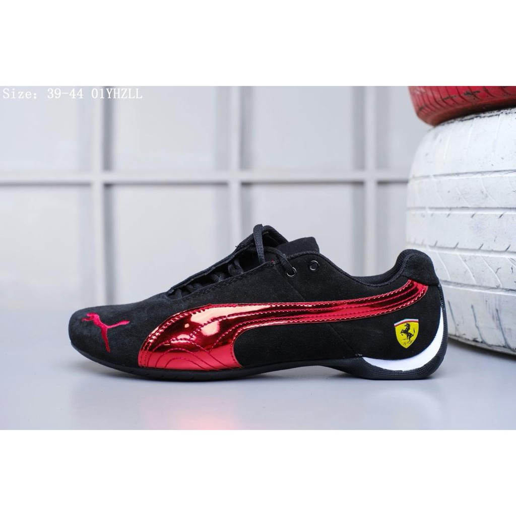 puma leather racing shoes