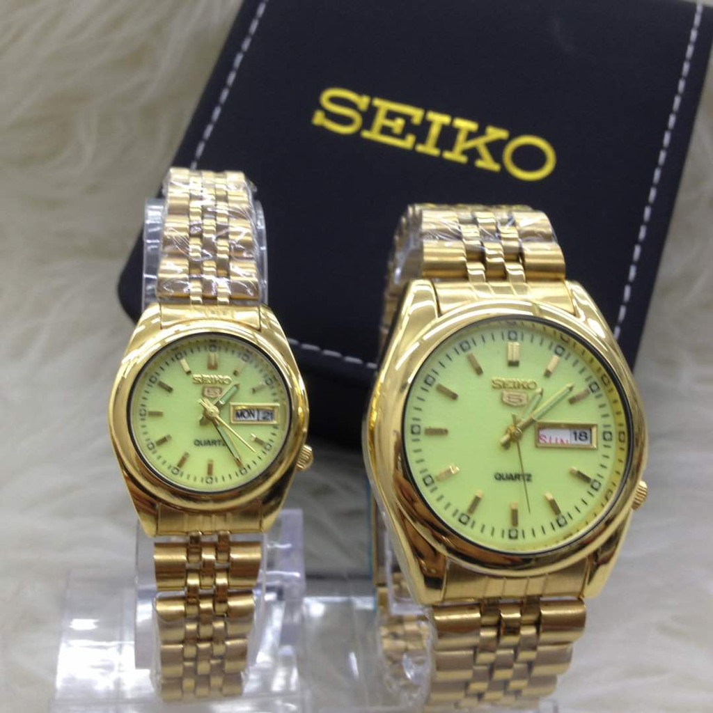 seiko 5 automatic couple watch