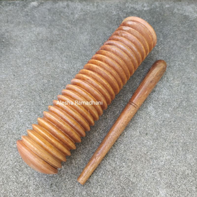 Guiro and Maracas 2 in 1 Musical Instruments