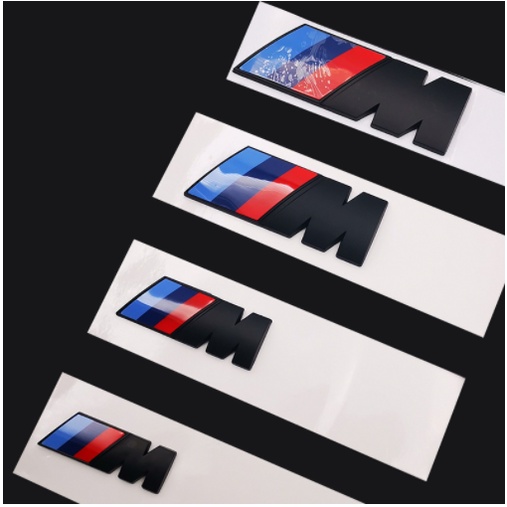 Car Sticker BMW M Logo Power Sport f30 g20 g30 E90 M3 M5 M7 Auto Front Grille Emblem Accessories ABS Original Car Material