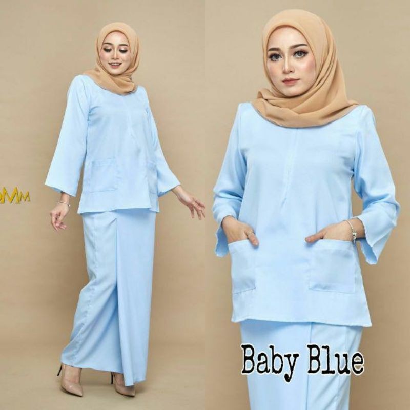 Harga Sale Baju Kurung Kedah Mini Moden Poket Bridemaids Shopee Malaysia