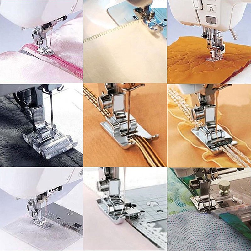 11pcs/set Presser Foot Feet Home Sewing Machine Accessories R2R8 