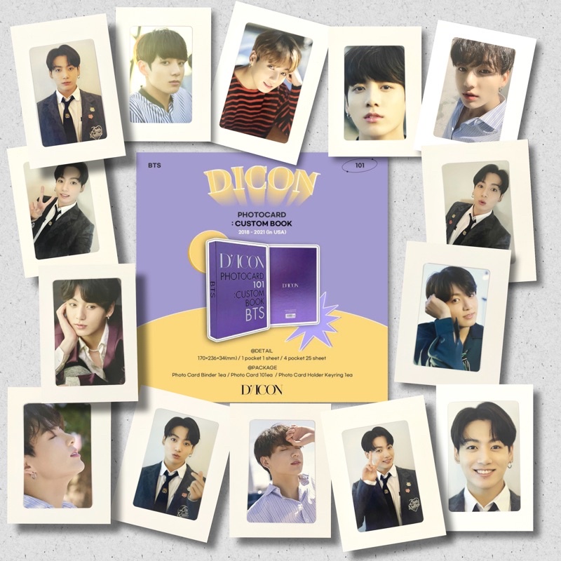 [Ready Stock] BTS Dicon 101 Photo Card Official (Jung Kook)