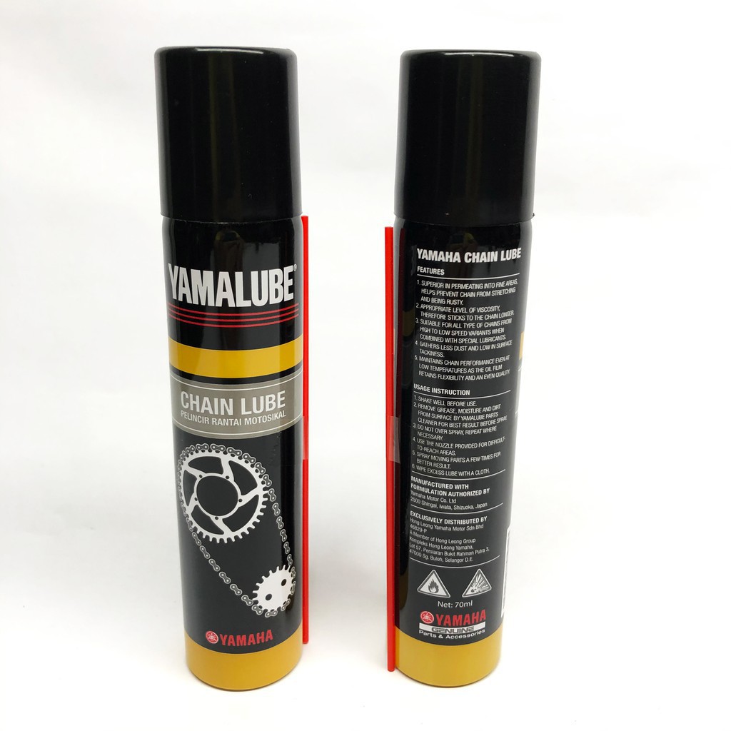 petronas engine oil YAMALUBE Chain Lube Minyak Spray Rantai 100% ...