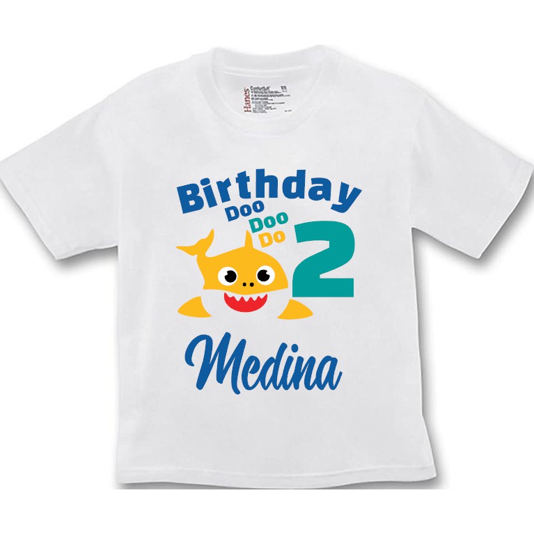 baby shark birthday t shirt