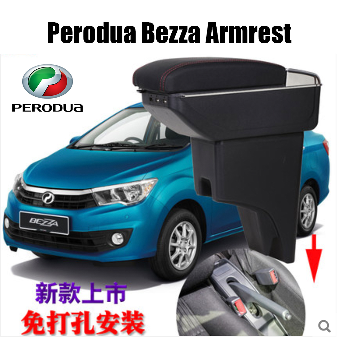 Perodua Bezza Automotive Central Armorate Big Bezza Special Storage Box Modified Armrest