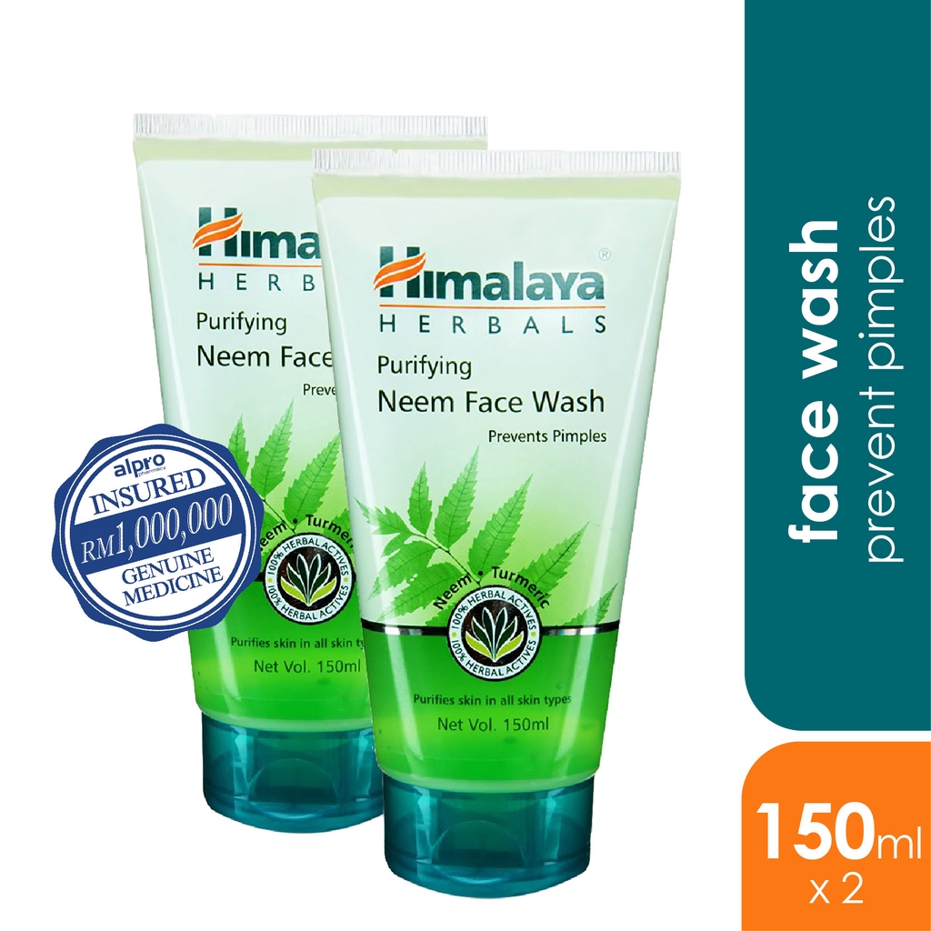 Himalaya Purifying Neem Face Wash (150ml x 2s) Shopee Malaysia