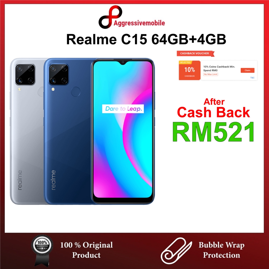 Realme c15 4 64gb seagull silver rmx2180 обзор