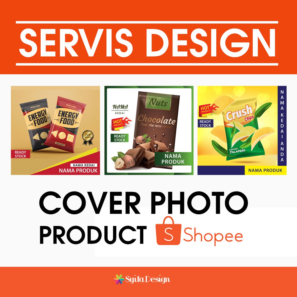 SERVICE DESIGN FOR COVER PHOTO PRODUCT SHOPEE | Shopee Malaysia